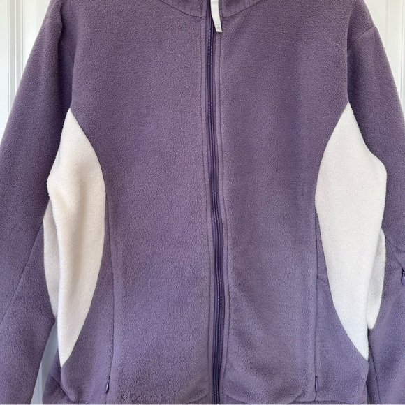 Columbia Hooded Zip Up Fleece Jacket - Picture 6 of 16